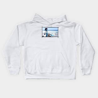 Surfer!Thrawn black brushed frame v4 Kids Hoodie